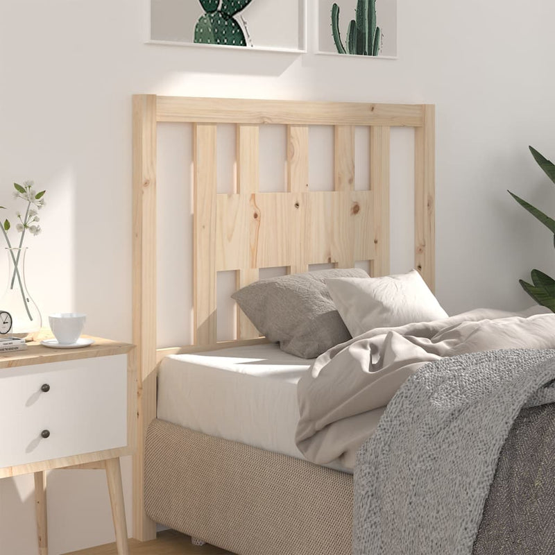 vidaXL tömör fenyőfa fejtámla 96 x 4 x 100 cm