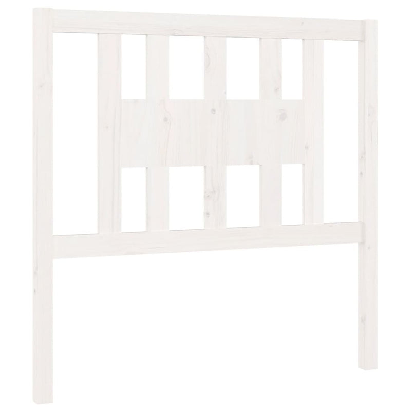 vidaXL fehér tömör fenyőfa fejtámla 96 x 4 x 100 cm