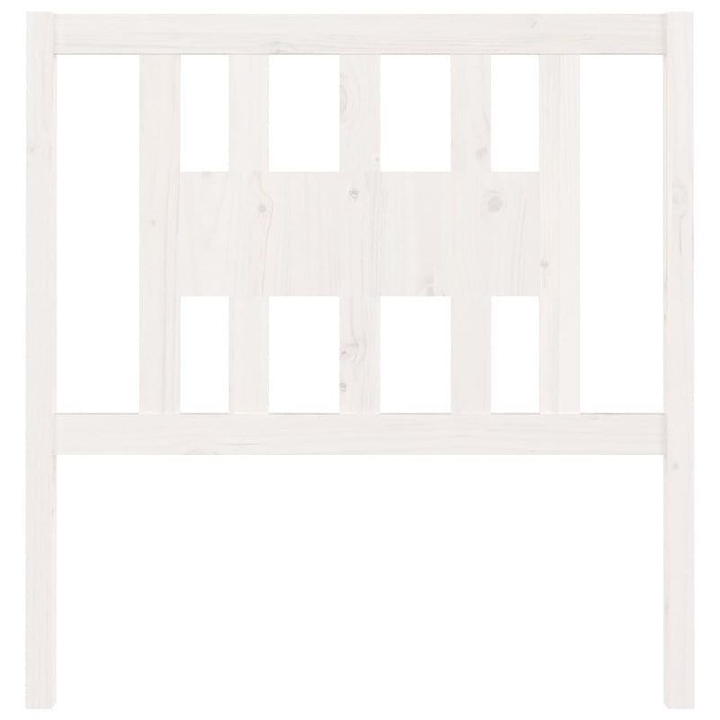 vidaXL fehér tömör fenyőfa fejtámla 96 x 4 x 100 cm