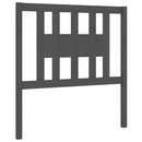vidaXL szürke tömör fenyőfa fejtámla 96 x 4 x 100 cm
