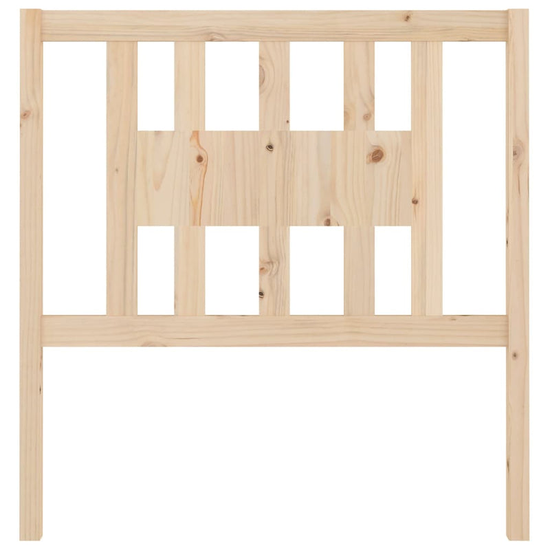 vidaXL tömör fenyőfa fejtámla 106 x 4 x 100 cm
