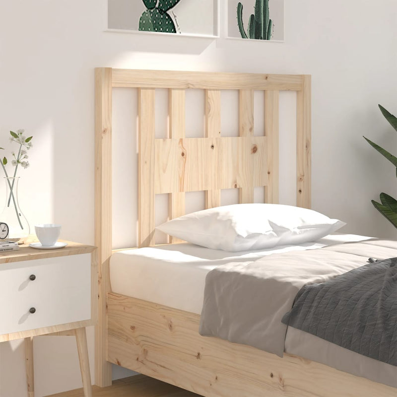 vidaXL tömör fenyőfa fejtámla 106 x 4 x 100 cm