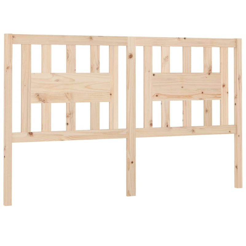 vidaXL tömör fenyőfa fejtámla 126 x 4 x 100 cm
