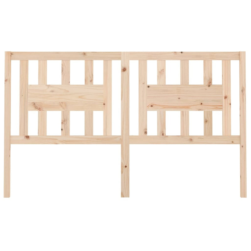 vidaXL tömör fenyőfa fejtámla 206 x 4 x 100 cm
