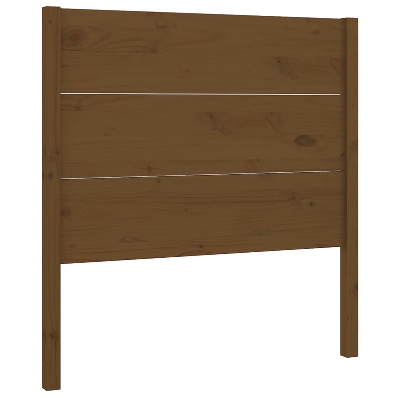 vidaXL mézbarna tömör fenyőfa fejtámla 81 x 4 x 100 cm