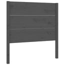 vidaXL szürke tömör fenyőfa fejtámla 96 x 4 x 100 cm