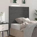 vidaXL szürke tömör fenyőfa fejtámla 96 x 4 x 100 cm