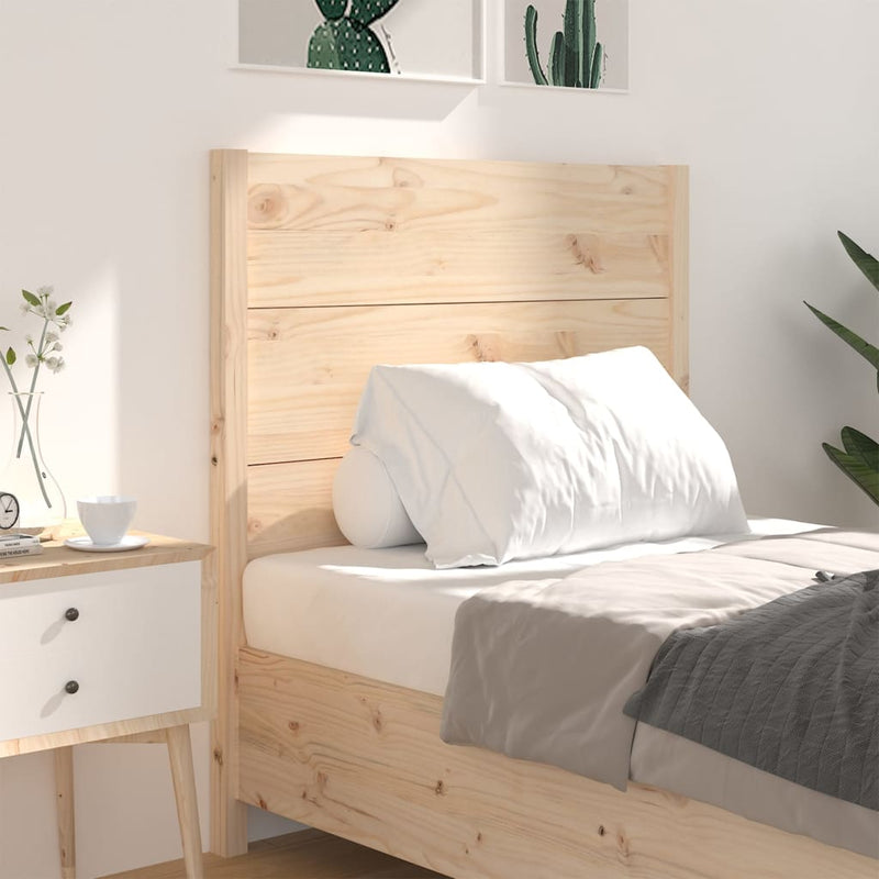 vidaXL tömör fenyőfa fejtámla 106 x 4 x 100 cm