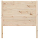 vidaXL tömör fenyőfa fejtámla 106 x 4 x 100 cm