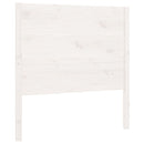 vidaXL fehér tömör fenyőfa fejtámla 106 x 4 x 100 cm