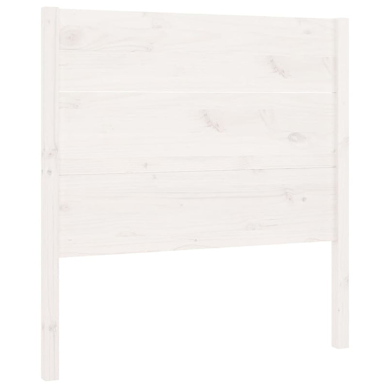 vidaXL fehér tömör fenyőfa fejtámla 106 x 4 x 100 cm