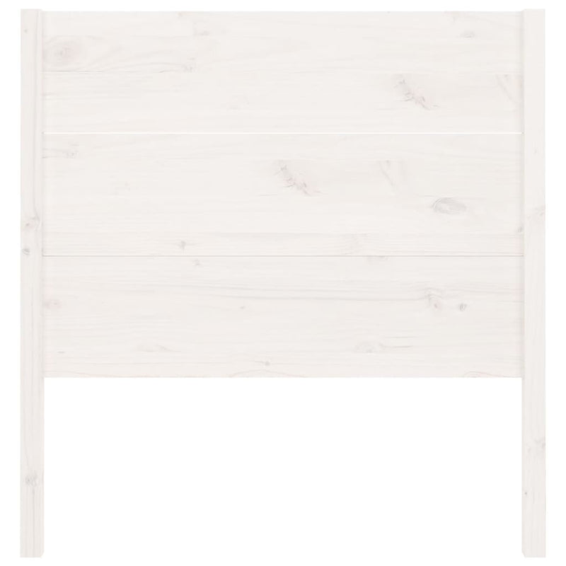 vidaXL fehér tömör fenyőfa fejtámla 106 x 4 x 100 cm