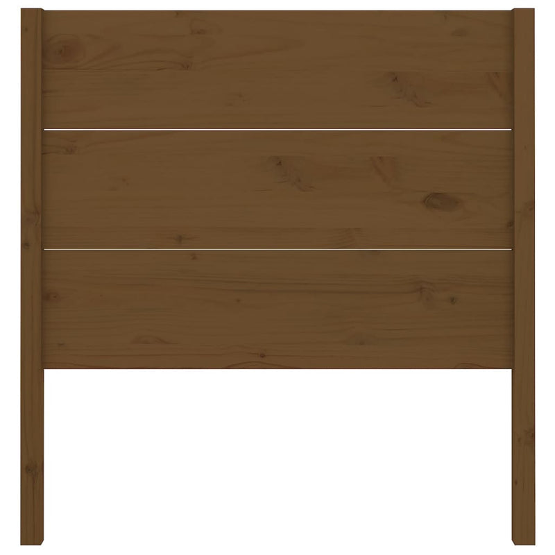vidaXL mézbarna tömör fenyőfa fejtámla 106 x 4 x 100 cm