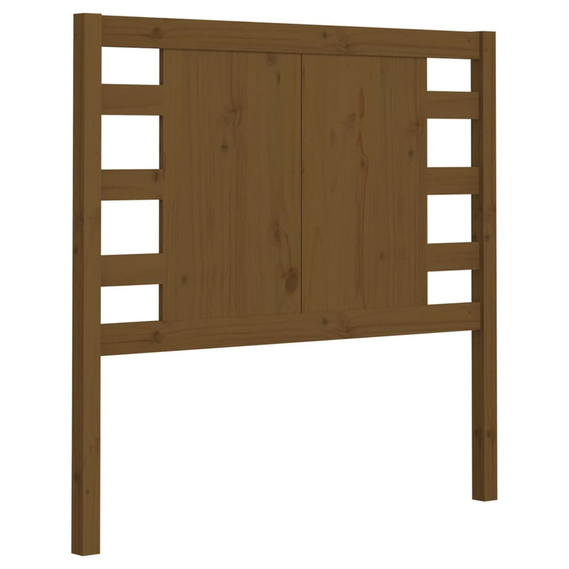 vidaXL mézbarna tömör fenyőfa fejtámla 96 x 4 x 100 cm