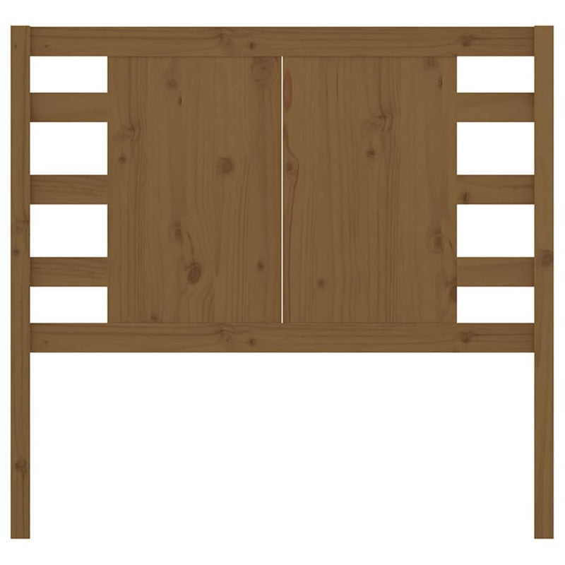 vidaXL mézbarna tömör fenyőfa fejtámla 96 x 4 x 100 cm