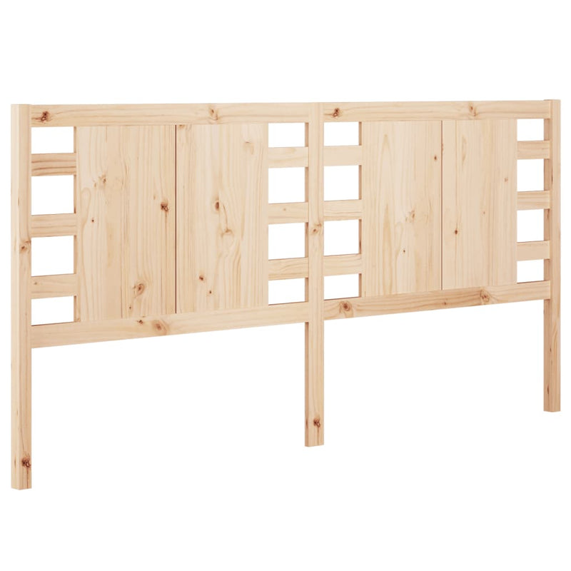 vidaXL tömör fenyőfa fejtámla 126 x 4 x 100 cm