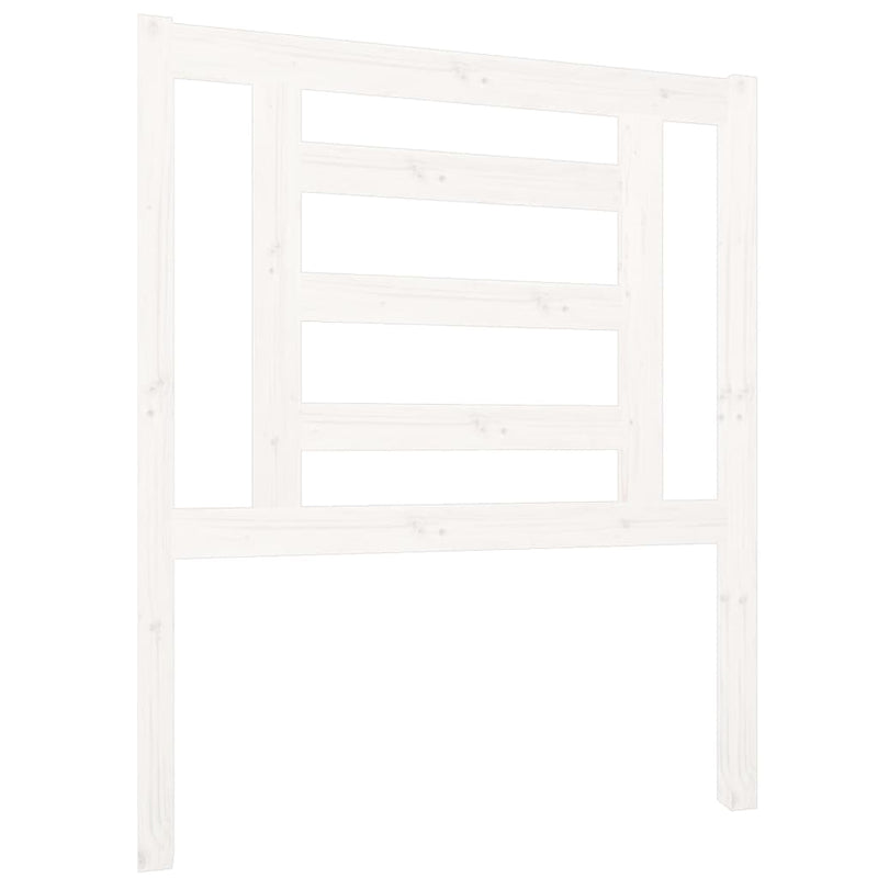 vidaXL fehér tömör fenyőfa ágyfejtámla 81 x 4 x 100 cm