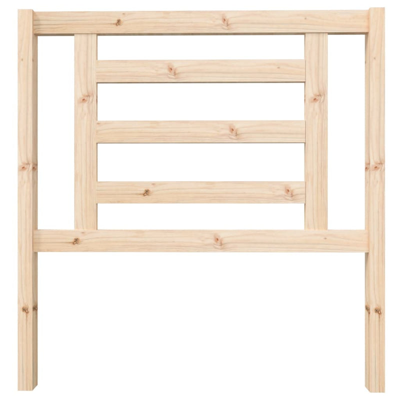 vidaXL tömör fenyőfa ágyfejtámla 96 x 4 x 100 cm
