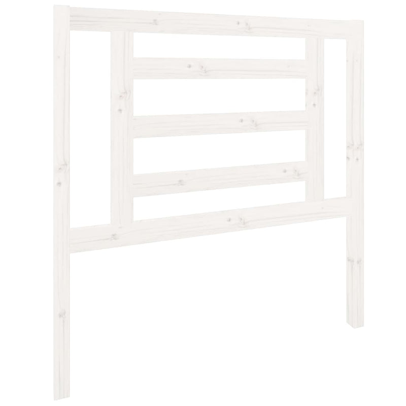 vidaXL fehér tömör fenyőfa ágyfejtámla 96 x 4 x 100 cm