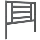 vidaXL szürke tömör fenyőfa ágyfejtámla 96 x 4 x 100 cm