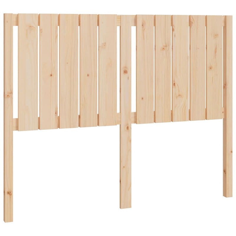 vidaXL tömör fenyőfa ágyfejtámla 125,5 x 4 x 100 cm