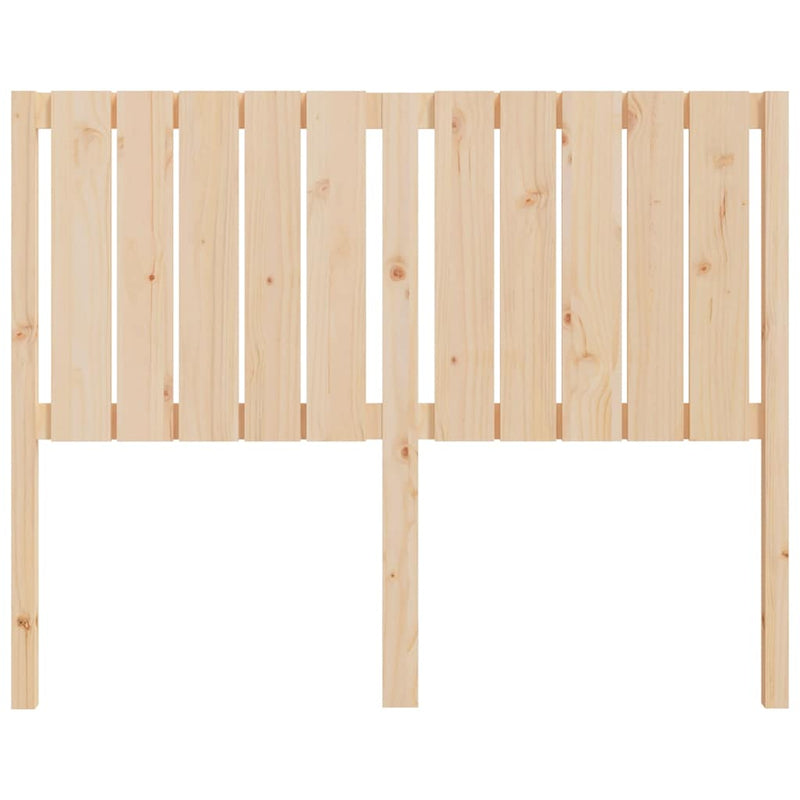 vidaXL tömör fenyőfa ágyfejtámla 125,5 x 4 x 100 cm
