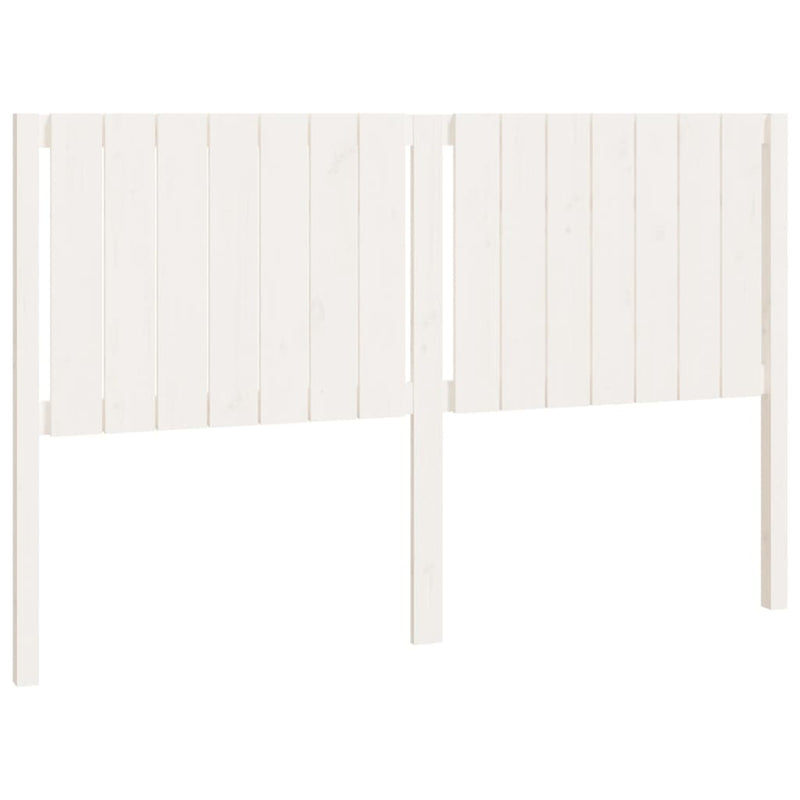 vidaXL fehér tömör fenyőfa ágyfejtámla 165,5 x 4 x 100 cm