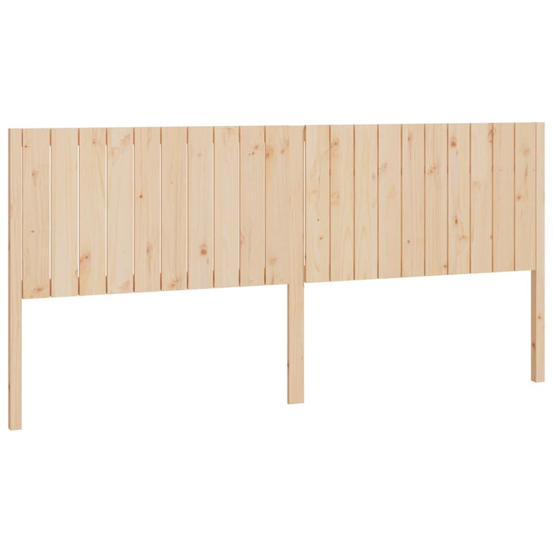 vidaXL tömör fenyőfa ágyfejtámla 205,5 x 4 x 100 cm