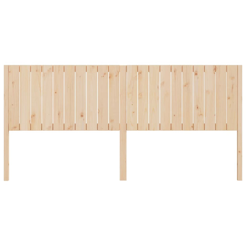 vidaXL tömör fenyőfa ágyfejtámla 205,5 x 4 x 100 cm