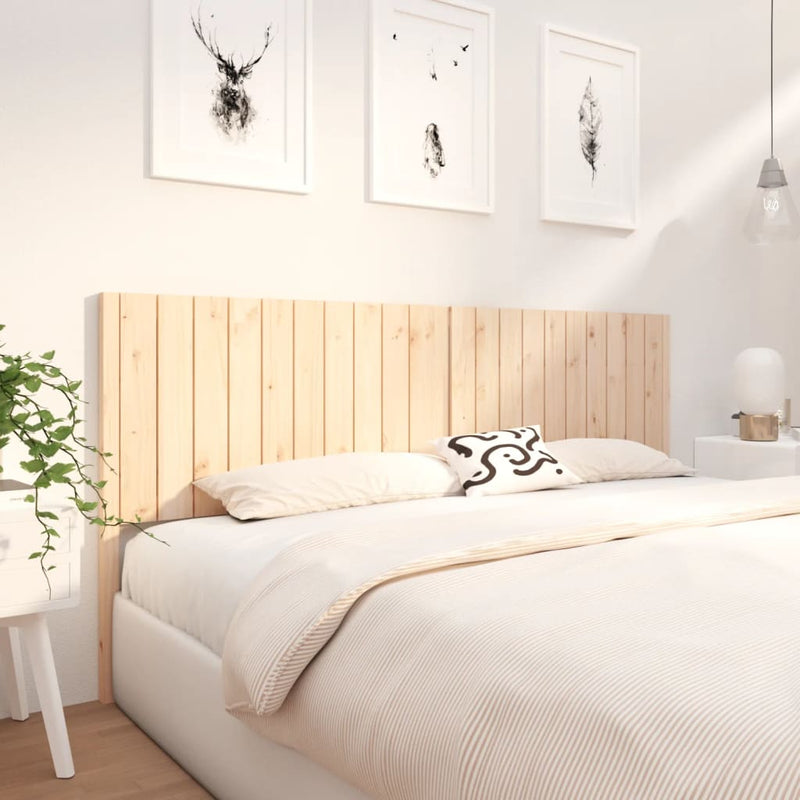 vidaXL tömör fenyőfa ágyfejtámla 205,5 x 4 x 100 cm