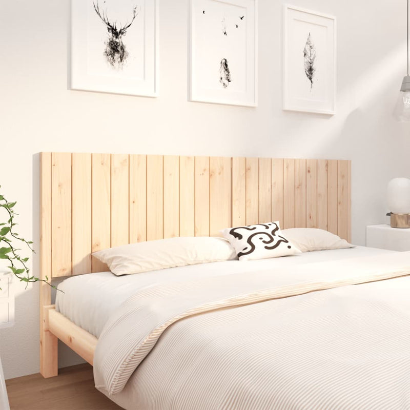 vidaXL tömör fenyőfa ágyfejtámla 205,5 x 4 x 100 cm