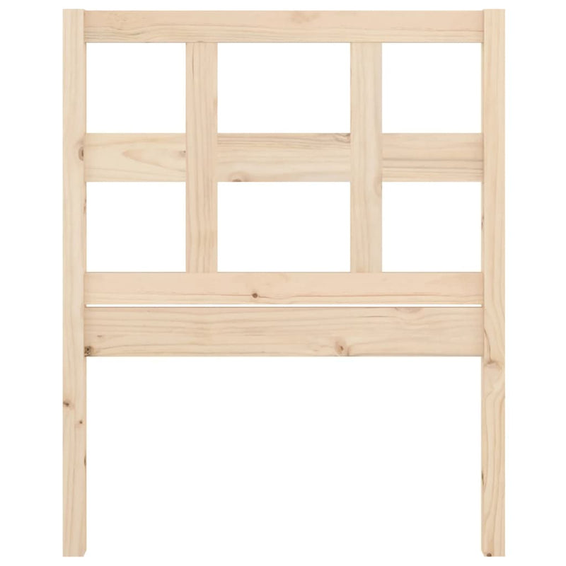 vidaXL tömör fenyőfa ágyfejtámla 95,5 x 4 x 100 cm