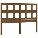 vidaXL mézbarna tömör fenyőfa ágyfejtámla 125,5x4x100 cm
