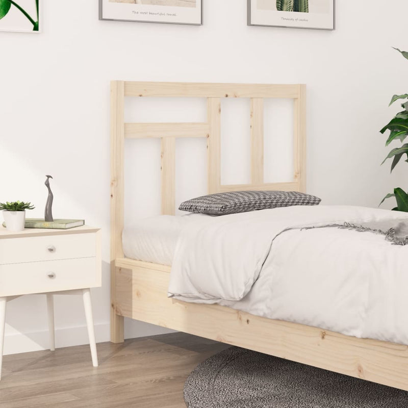 vidaXL tömör fenyőfa ágyfejtámla 80,5 x 4 x 100 cm