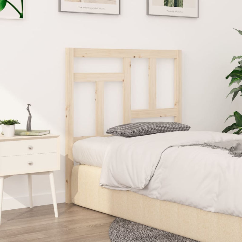 vidaXL tömör fenyőfa ágyfejtámla 95,5 x 4 x 100 cm