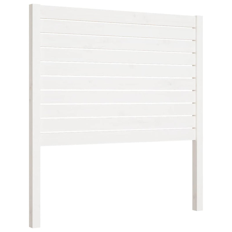vidaXL fehér tömör fenyőfa ágyfejtámla 81 x 4 x 100 cm