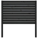 vidaXL fekete tömör fenyőfa ágyfejtámla 81 x 4 x 100 cm