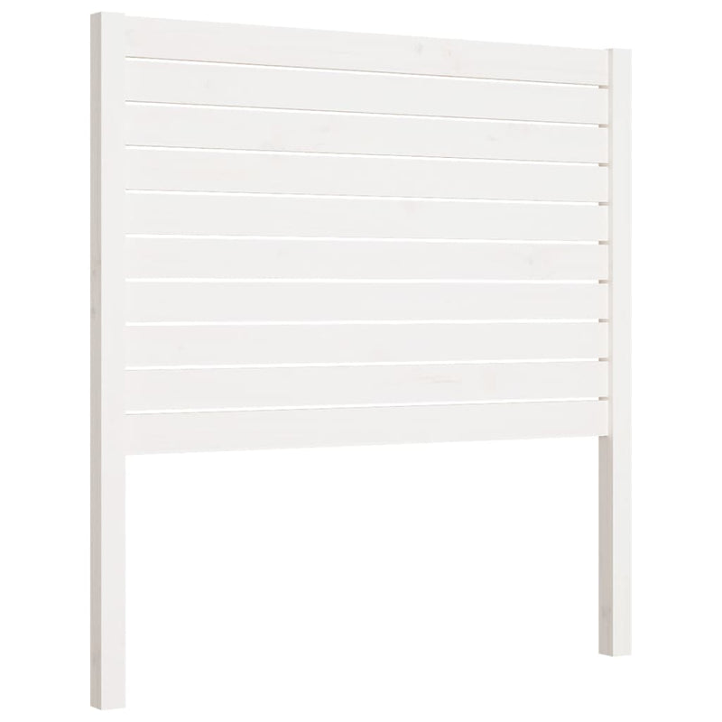 vidaXL fehér tömör fenyőfa ágyfejtámla 96 x 4 x 100 cm