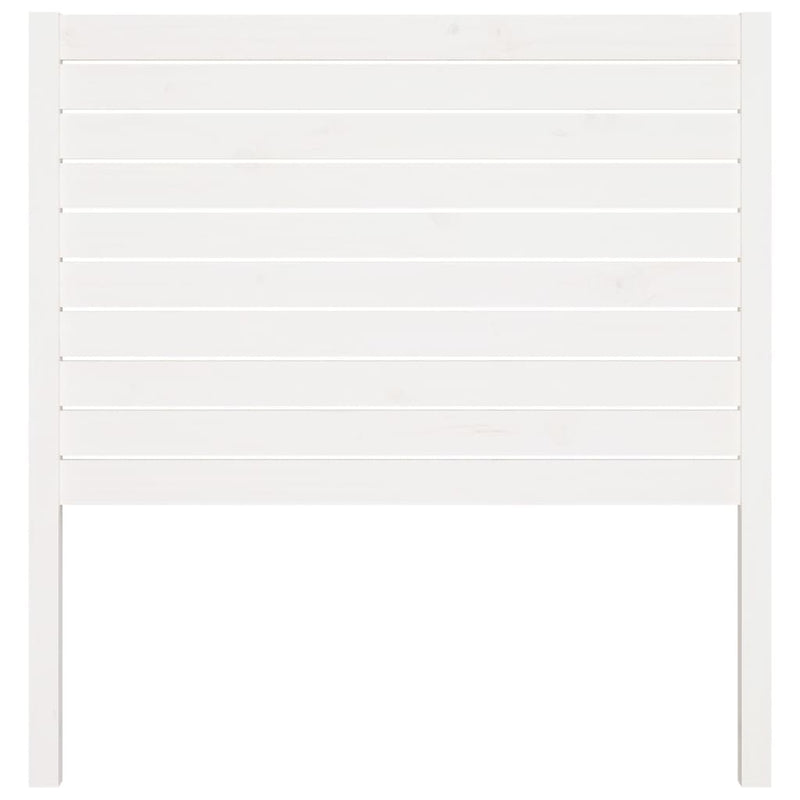 vidaXL fehér tömör fenyőfa ágyfejtámla 96 x 4 x 100 cm