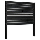 vidaXL fekete tömör fenyőfa ágyfejtámla 96 x 4 x 100 cm