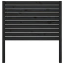 vidaXL fekete tömör fenyőfa ágyfejtámla 96 x 4 x 100 cm