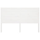 vidaXL fehér tömör fenyőfa ágyfejtámla 126 x 4 x 100 cm