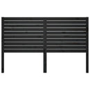 vidaXL fekete tömör fenyőfa ágyfejtámla 186 x 4 x 100 cm