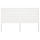 vidaXL fehér tömör fenyőfa ágyfejtámla 206 x 4 x 100 cm