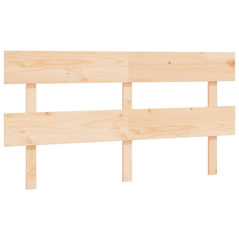 vidaXL tömör fenyőfa ágyfejtámla 154x3x81 cm