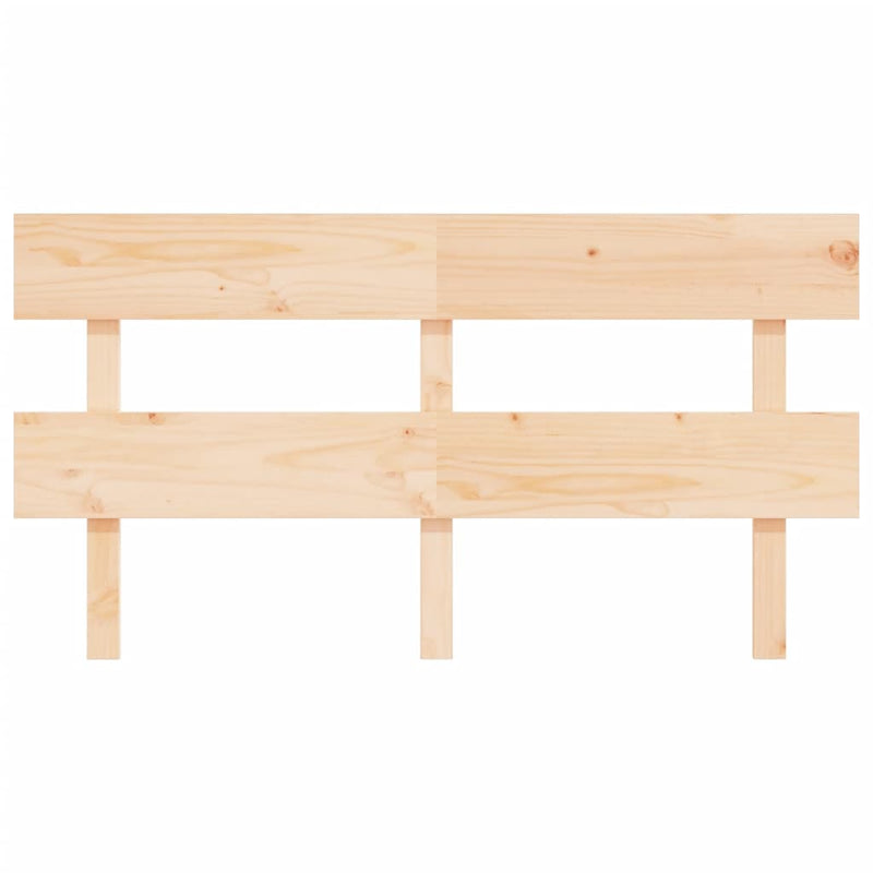 vidaXL tömör fenyőfa ágyfejtámla 154x3x81 cm