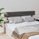 vidaXL szürke tömör fenyőfa ágyfejtámla 154x3x81 cm