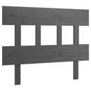 vidaXL szürke tömör fenyőfa ágyfejtámla 103,5x3x81 cm