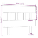 vidaXL mézbarna tömör fenyőfa ágyfejtámla 103,5x3x81 cm