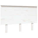 vidaXL fehér tömör fenyőfa ágyfejtámla 124x6x82,5 cm